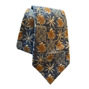 Men's Ermenegildo Zegna Tie, Blue, Orange, 40